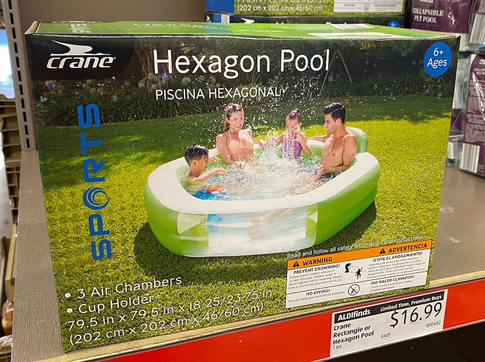 Hexagon Pool on store shelf