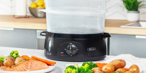 Bella 3-Tier Food Steamer Only $14.99 on BestBuy.com (Regularly $30)