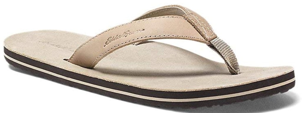eddie bauer womens simmer flip flop tan