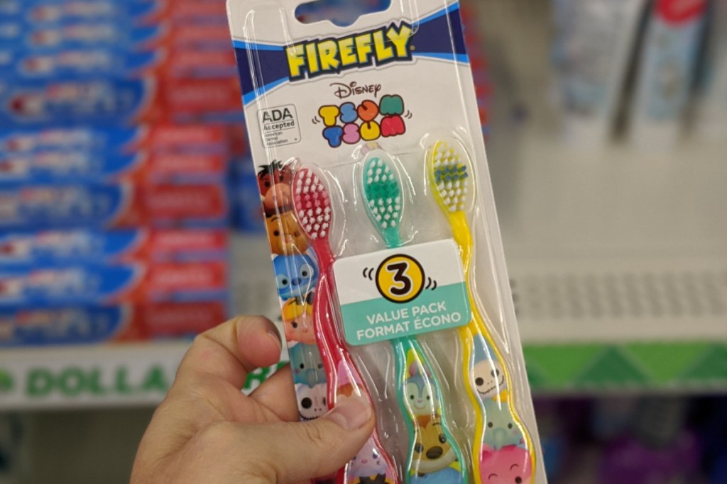 disney tsum tsum toothbrushes at dollar tree