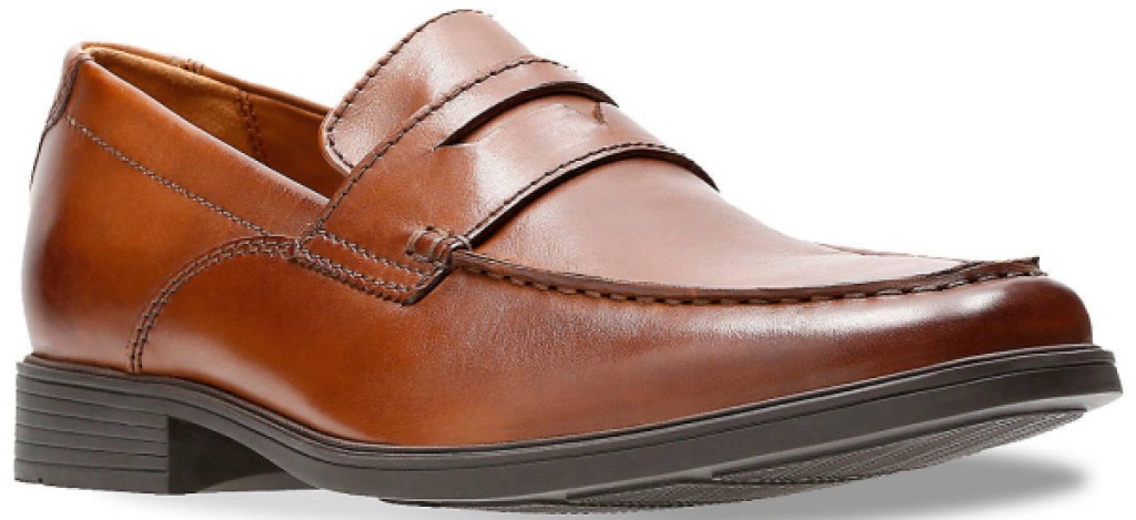 clarks tilden way loafer brown