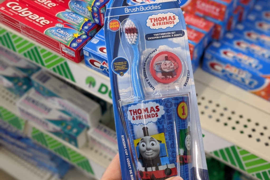 thomas & friends kids toothbrush at dollar tree