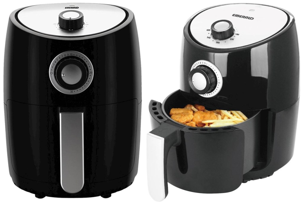 emerald air fryer opened