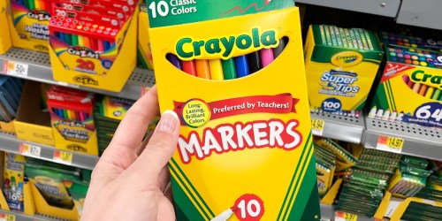 Crayola Fine-Tip Markers 10-Count Only 97¢ on Walmart.com (Reg. $4.49)