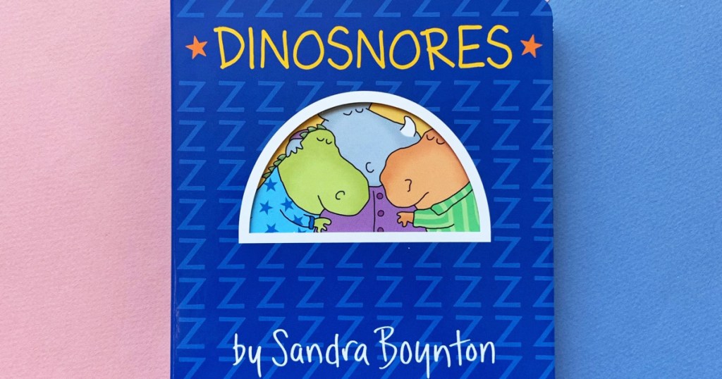 kids dinosaur board book