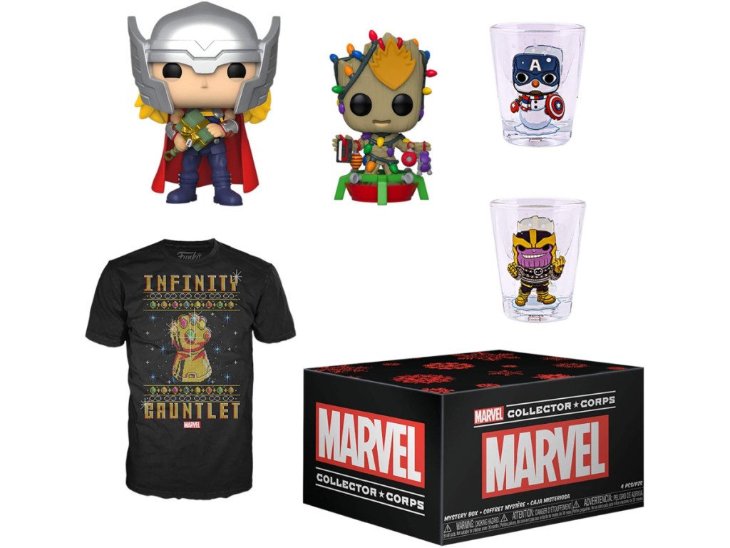 Funko Pop! Subscription Box Marvel Holiday Box