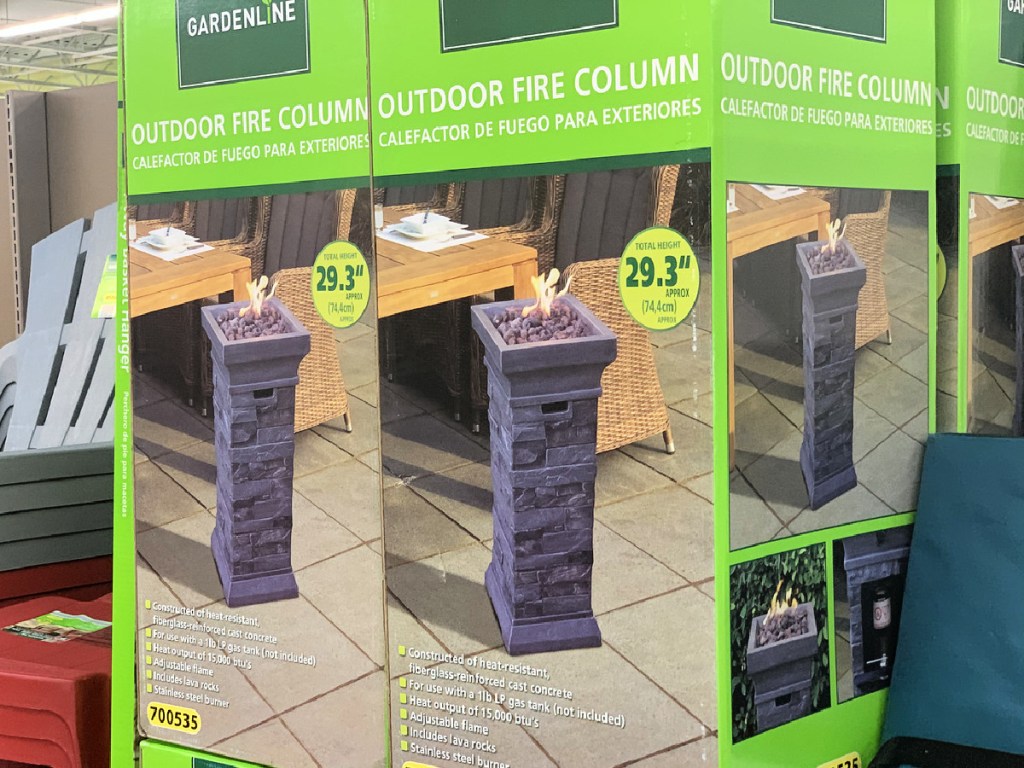 Gardenline Outdoor Fire Column