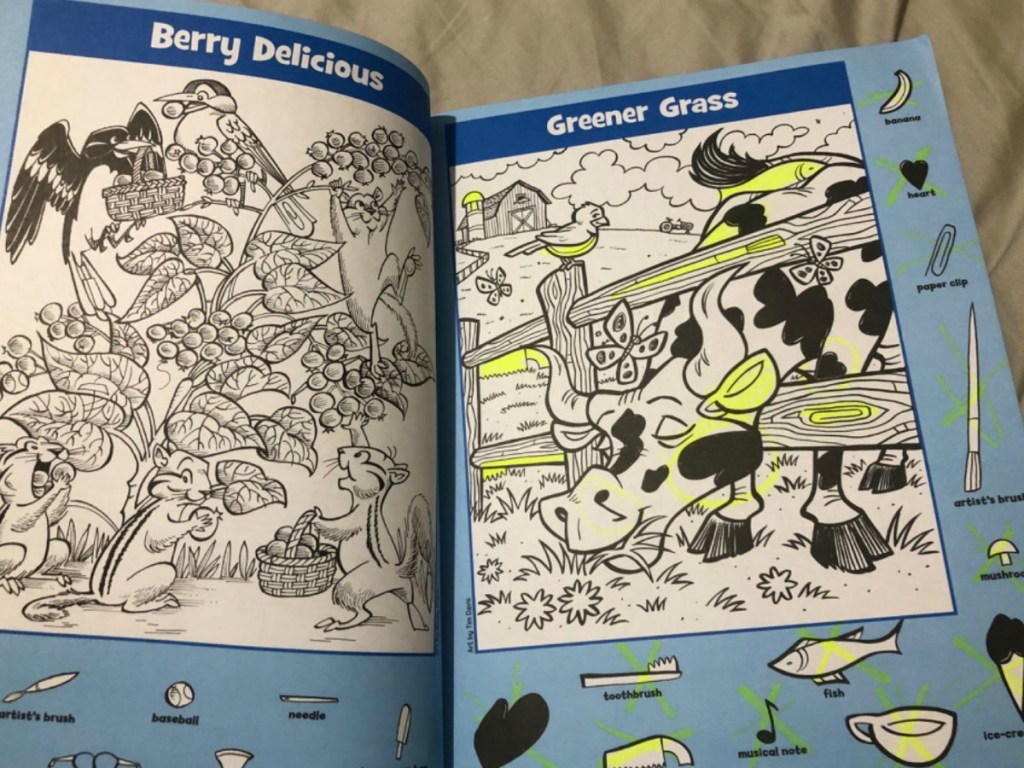 Kids black and white workbook