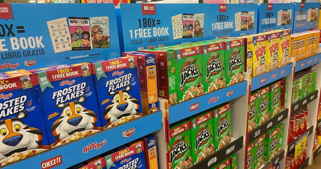Kellogg's Cereals display