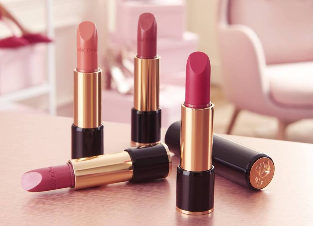 Lancome lipsticks on counter