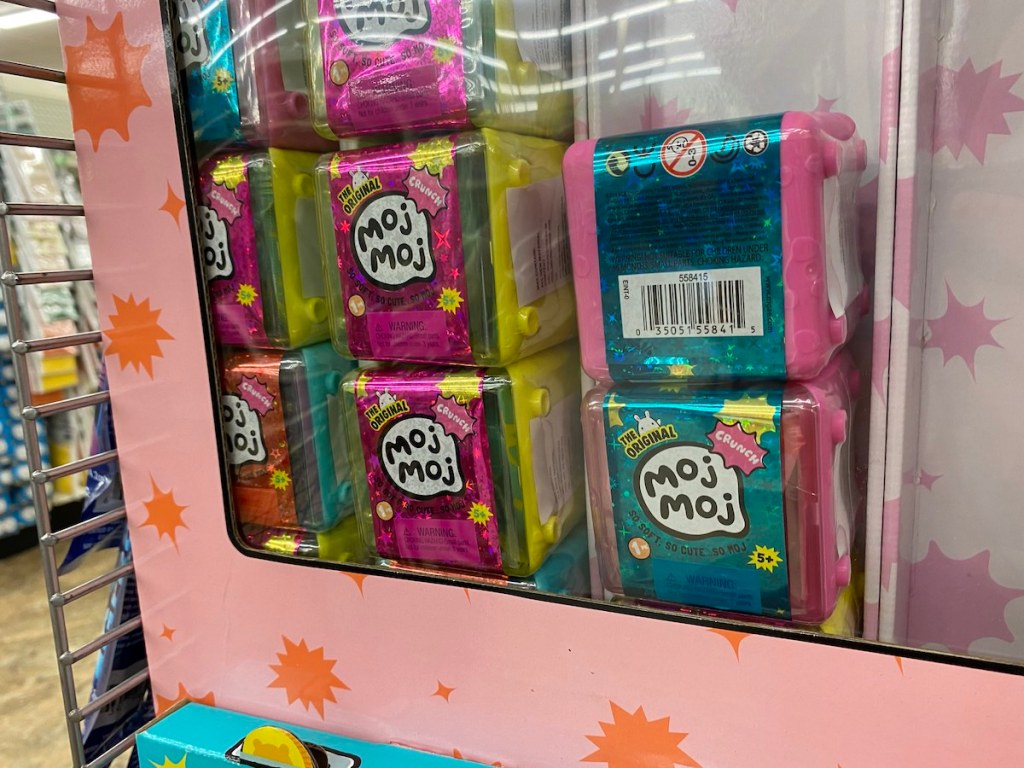 various moj moj square toy containers