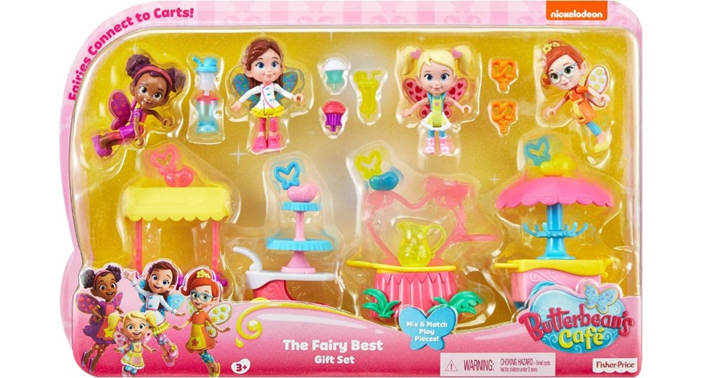 Large fairy gift set of toys and carts with accessories