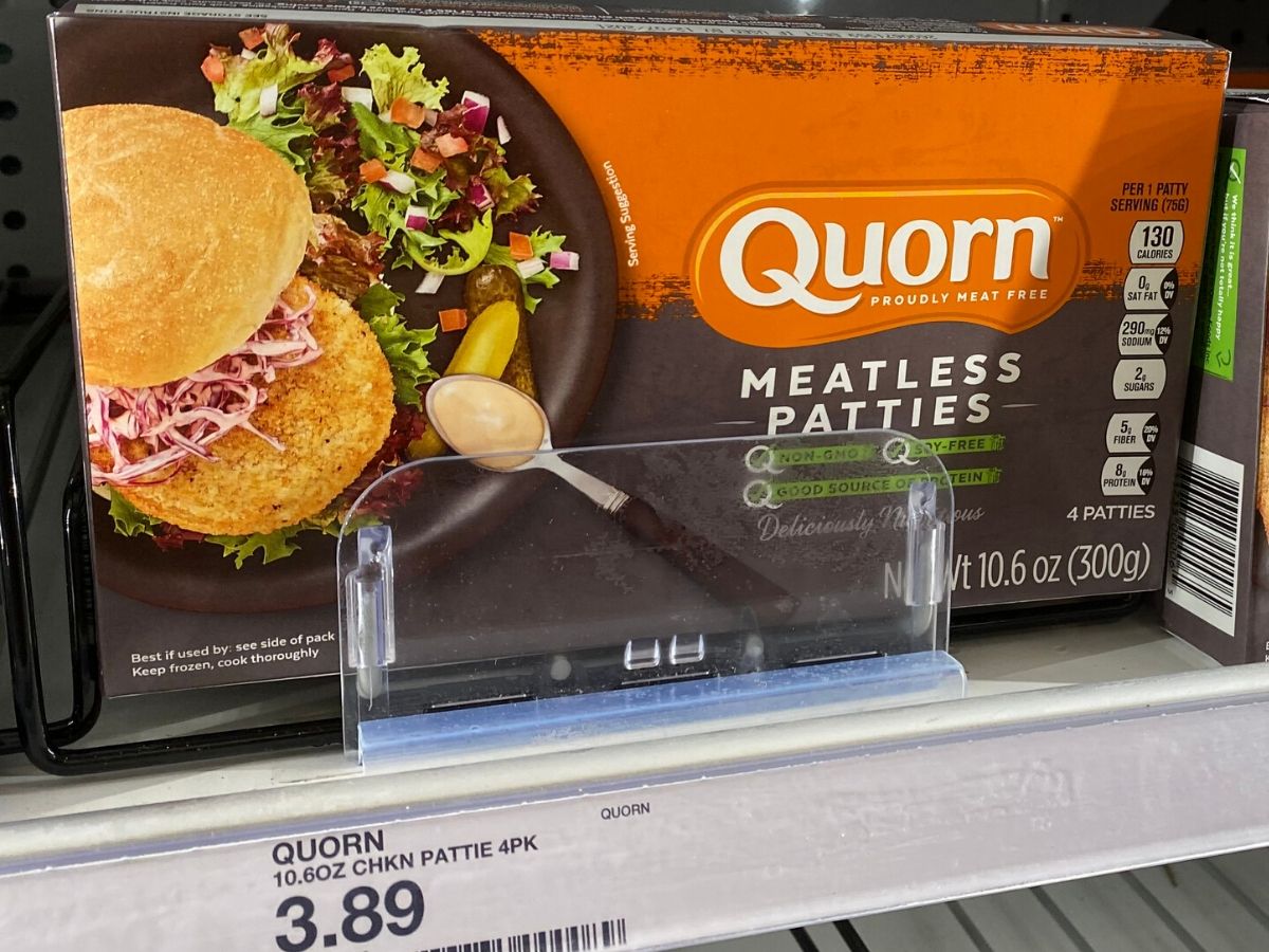 boxof meatless chicken patties