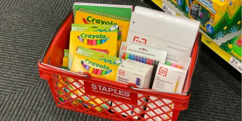 School Supplies from 25¢ Shipped on Staples.com | Stock up on Notebooks, Marker Bonus Packs, & More