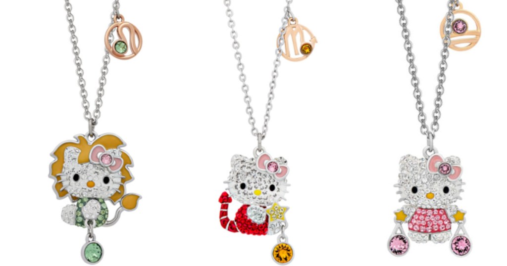 Swarovski Hello 3 Kitty Women's Necklace