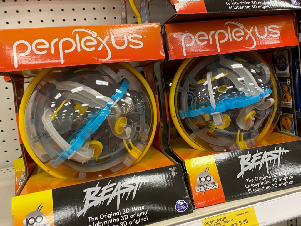 Perplexus games sitting on target store shelf