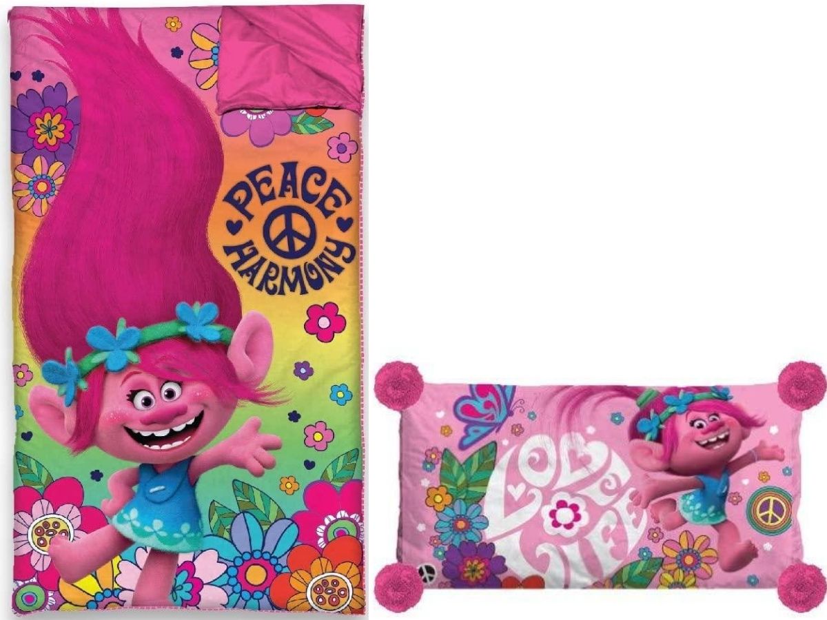 sleeping bag with pillow