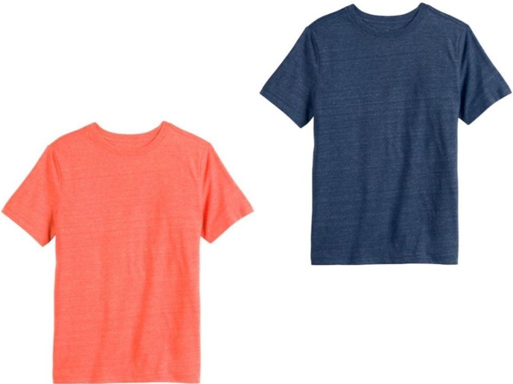 two t-shirts