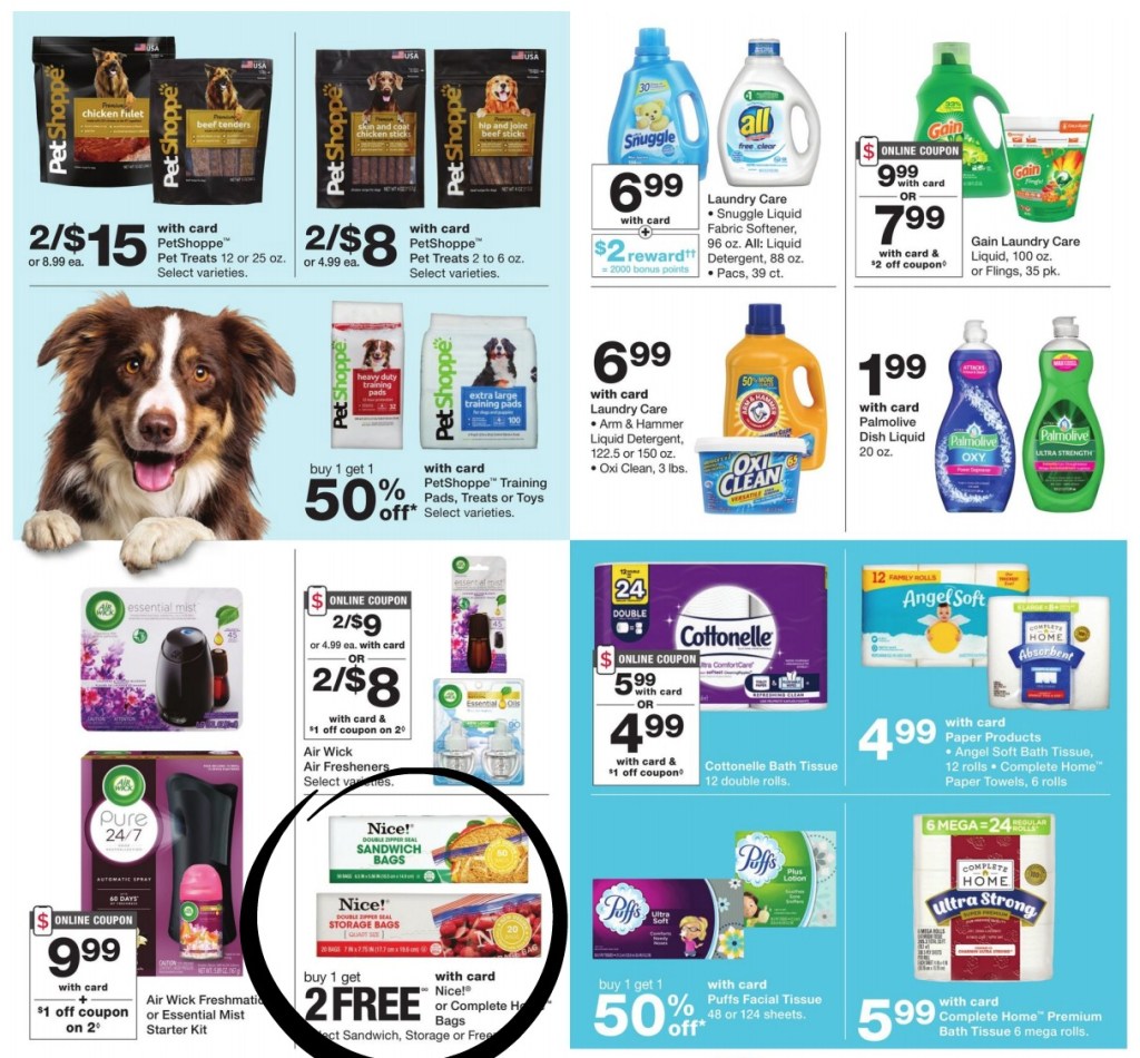 walgreens ad scan circled pages