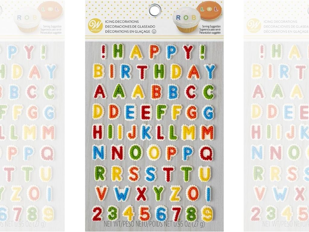 cake decorating letters