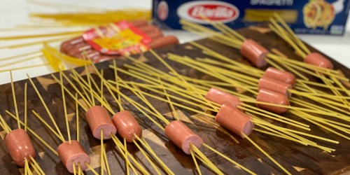 Make Fun Hot Dog Spaghetti at Home With Your Kids!