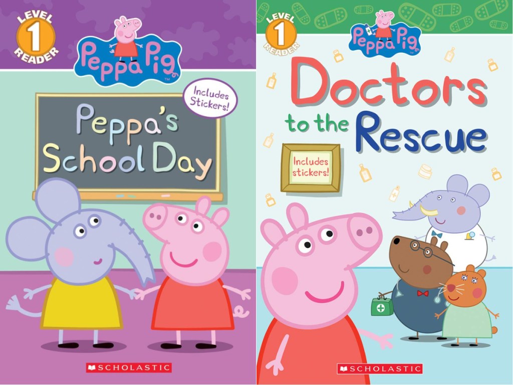 peppa pig's school day and doctors to the rescue