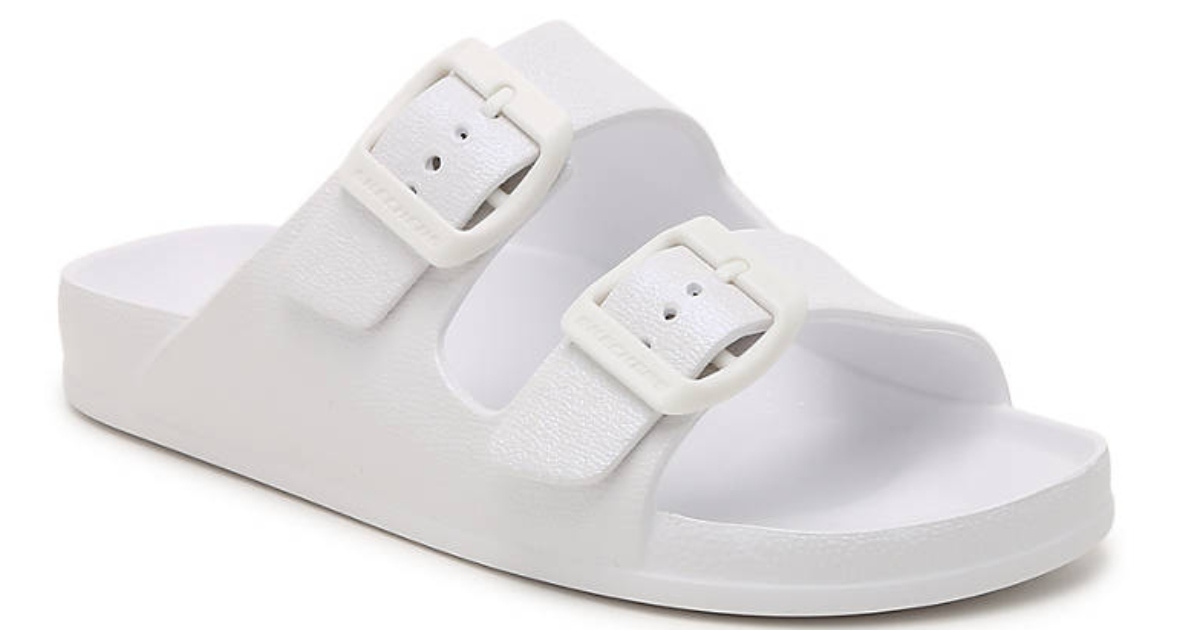 one white kids sandal