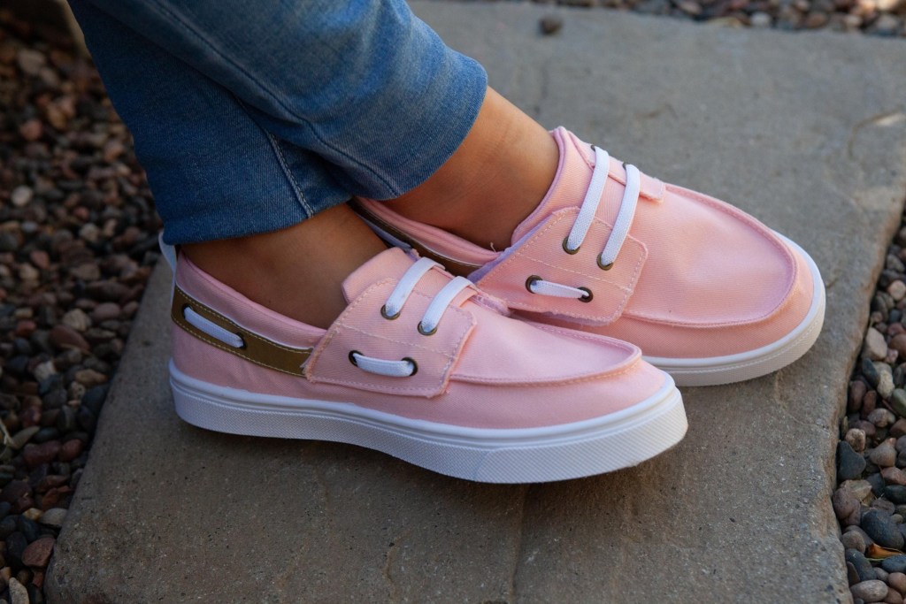 Oomphies Slip on boat shoes for kids