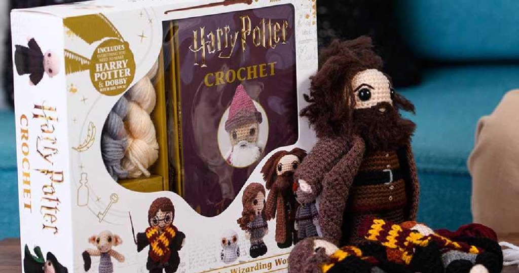 harry poter crochet kit with hagrid doll