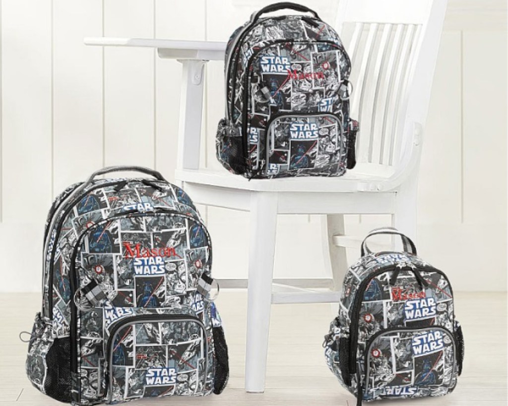 allover star wars backpacks three