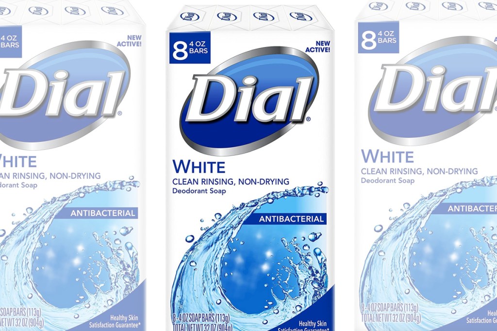 dial white bar soap 8-count