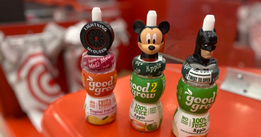 good2grow juice singles at target mickey mouse and batman