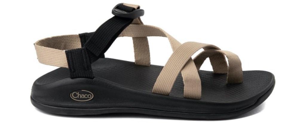 men's brown and khaki sport sandal
