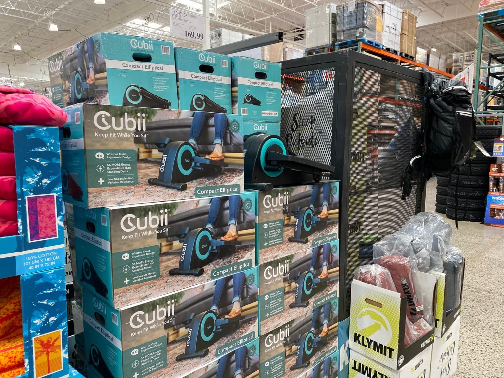 Cubii Elliptical display at Costco