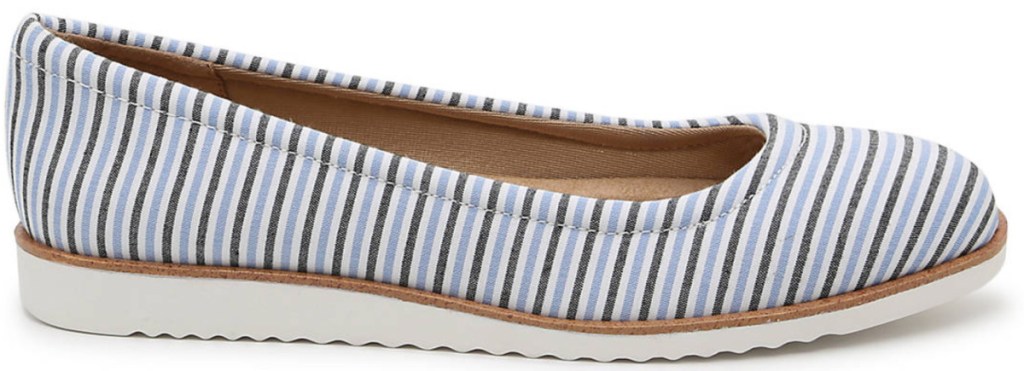 women's stripe slip on shoe