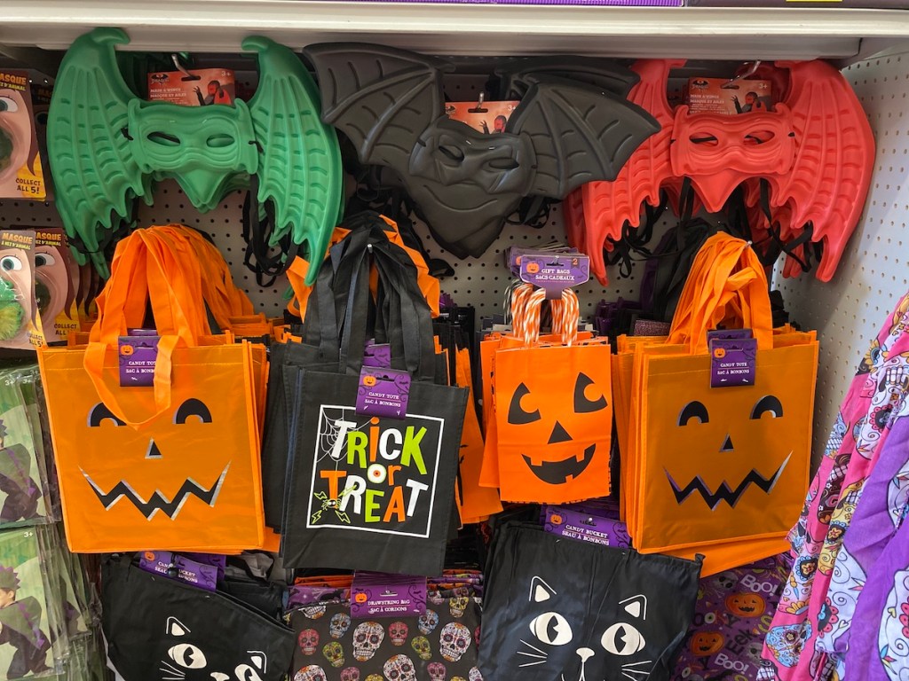 Dragon Masks and Candy Tote Bags