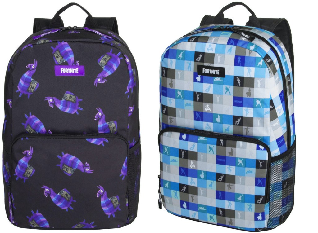 two kids video game backpacks