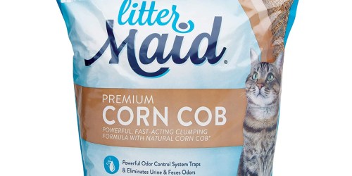 Two LitterMaid Premium Corn Cob Litter 9-Pound Bags Only $10.78 Shipped on Amazon | Just $5.39 Each