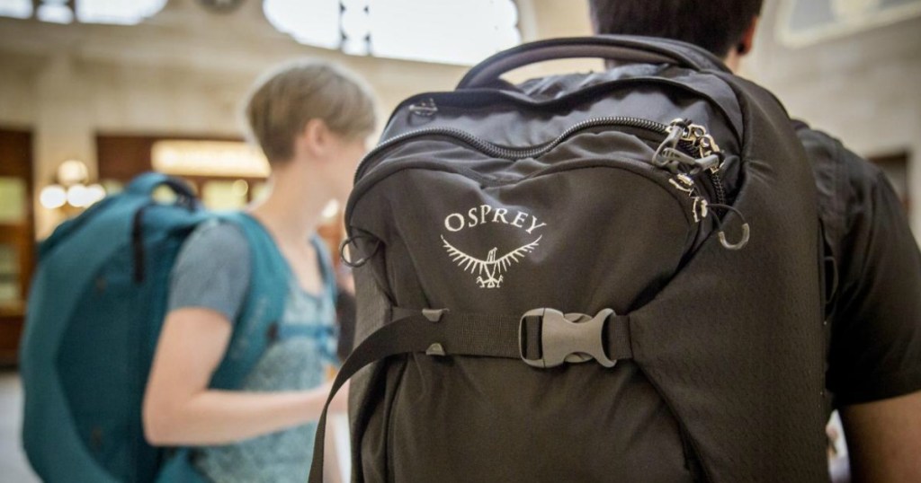 people wearing Osprey bags