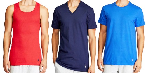Polo Ralph Lauren Men’s Shirts, Tank Tops, & Boxers 3-Packs Only $19 on Macy’s (Regularly $43)