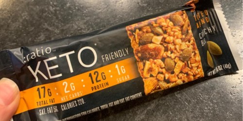 Ratio KETO Friendly Protein Bars 12-Pack Only $19.43 Shipped on Amazon (Regularly $30)