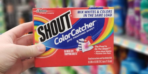 Shout Color Catcher Sheets 72-Count Box Just $8.86 Shipped on Amazon