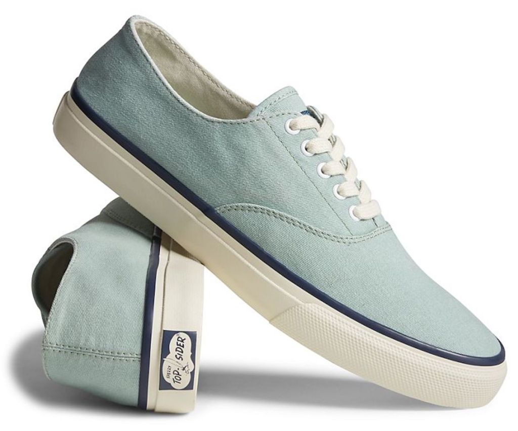 seafoam colored Sperry Cloud CVO Deck Sneakers