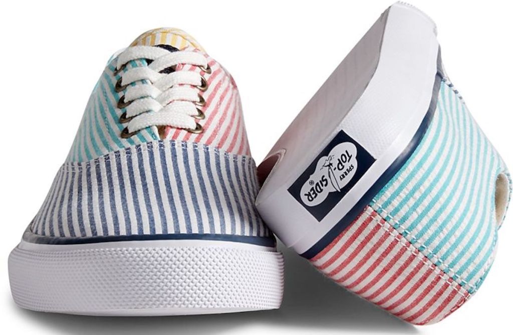 colorful Sperry Unisex Cloud CVO Seersucker Deck Sneaker