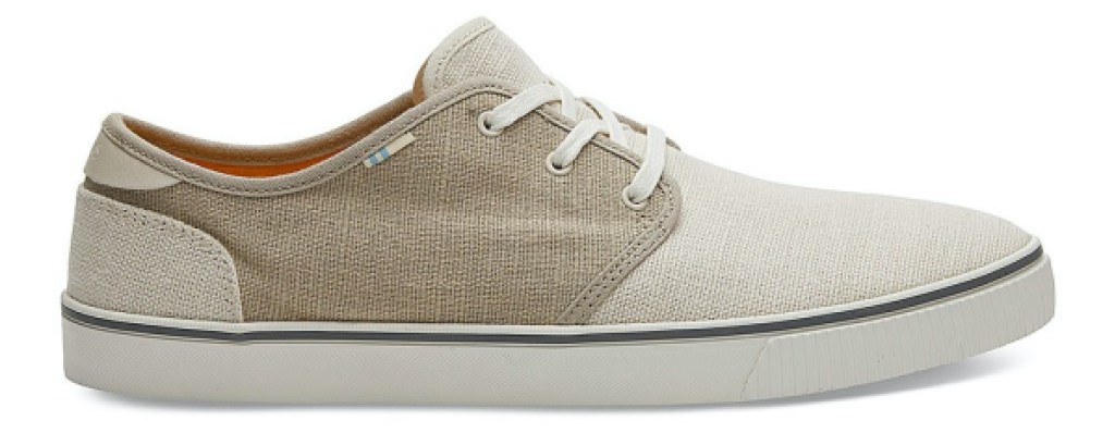 men's tan and cream sneaker