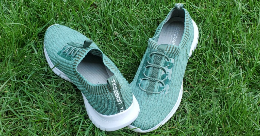 pair of walking shoes