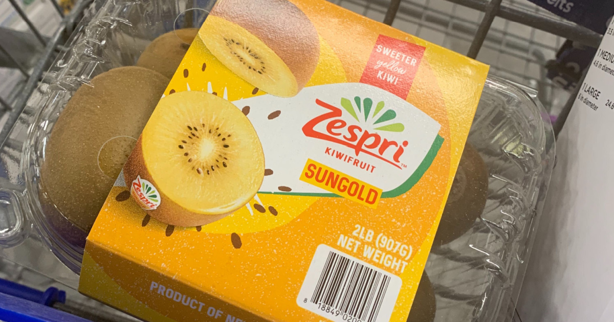 package of Zespri kiwis