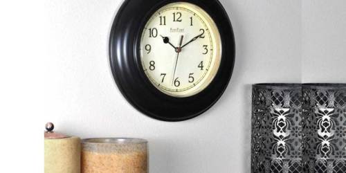 Wall Clocks from $3.56 Shipped on Lowe’s.com