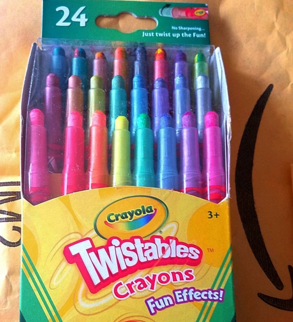 package of twistable crayons