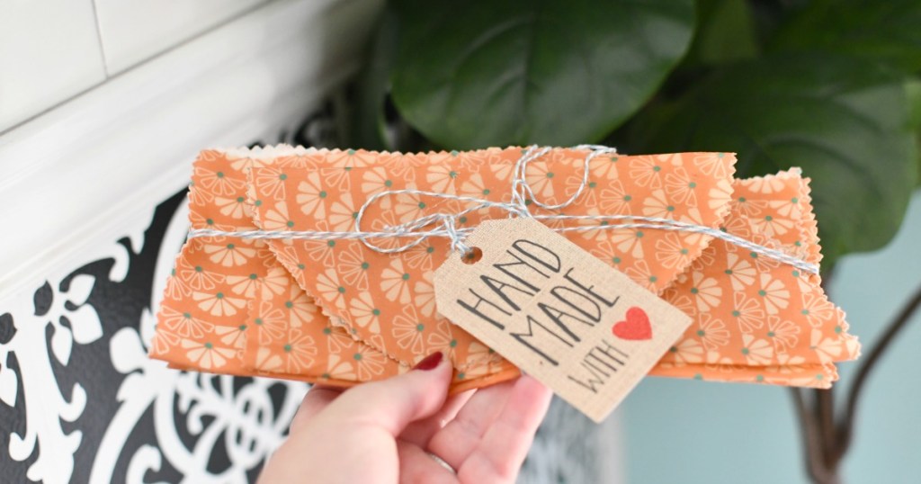 diy beeswax food wraps as a gift